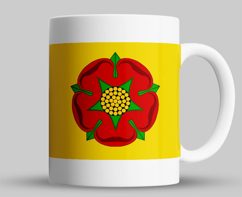 Lancashire County Flag Mug